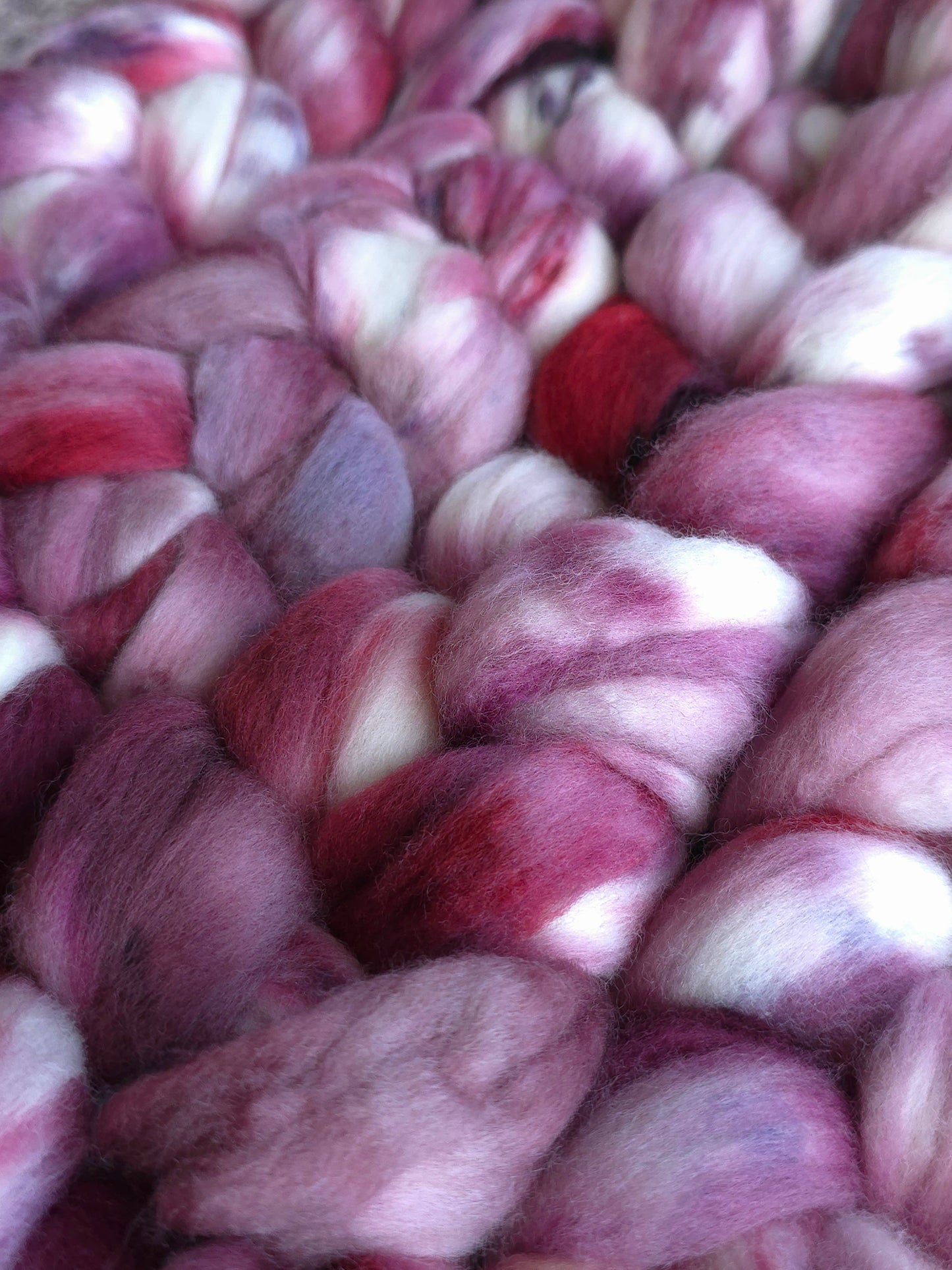 Rose Petals - Merino Fiber