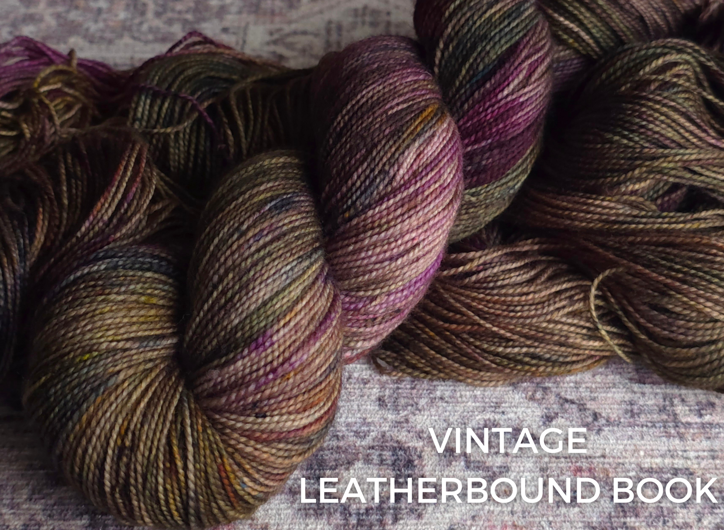 Vintage Leatherbound Book - Dyed-To-Order