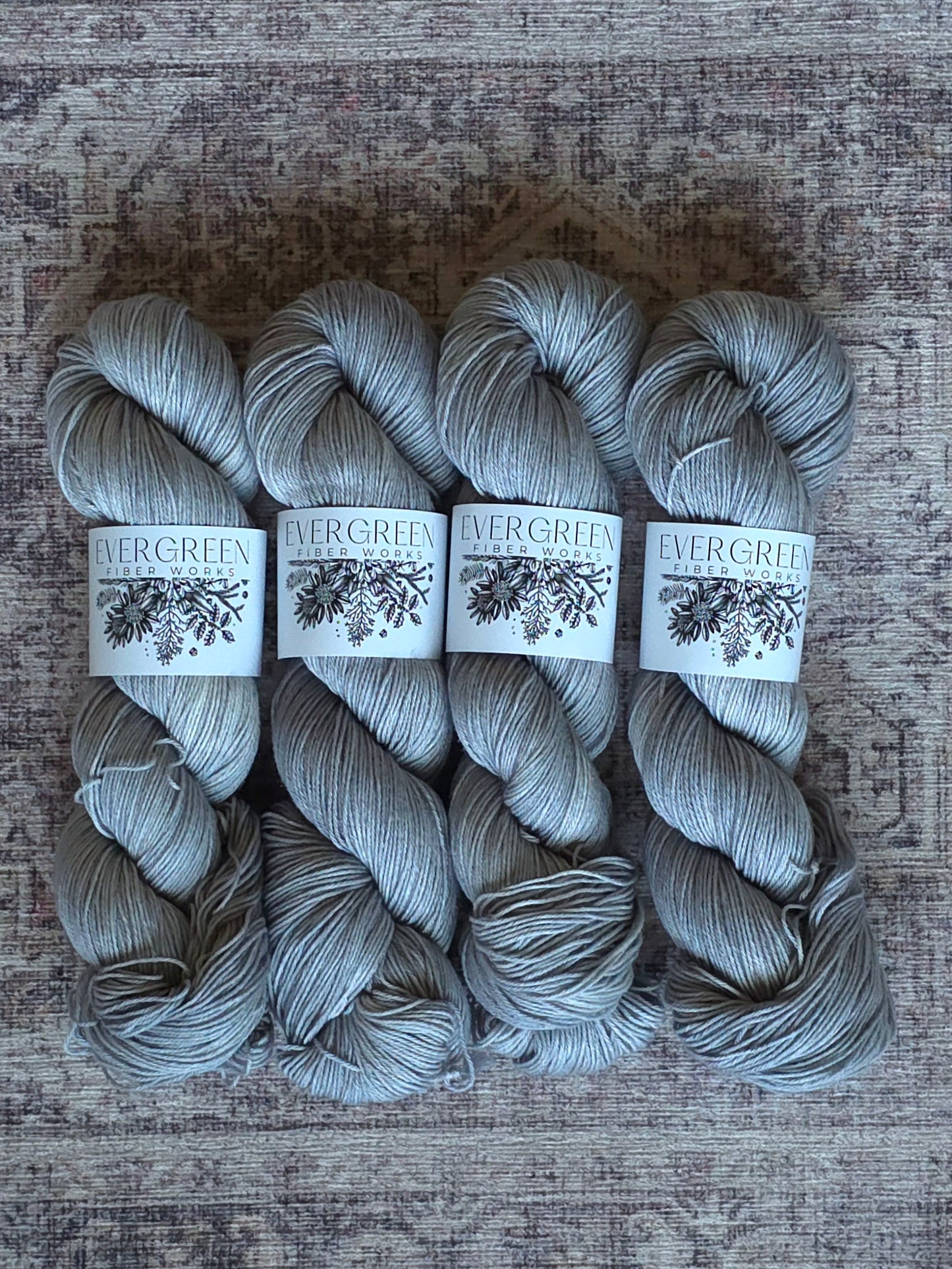 Quicksilver - 50/50 Cotton & Superwash Merino