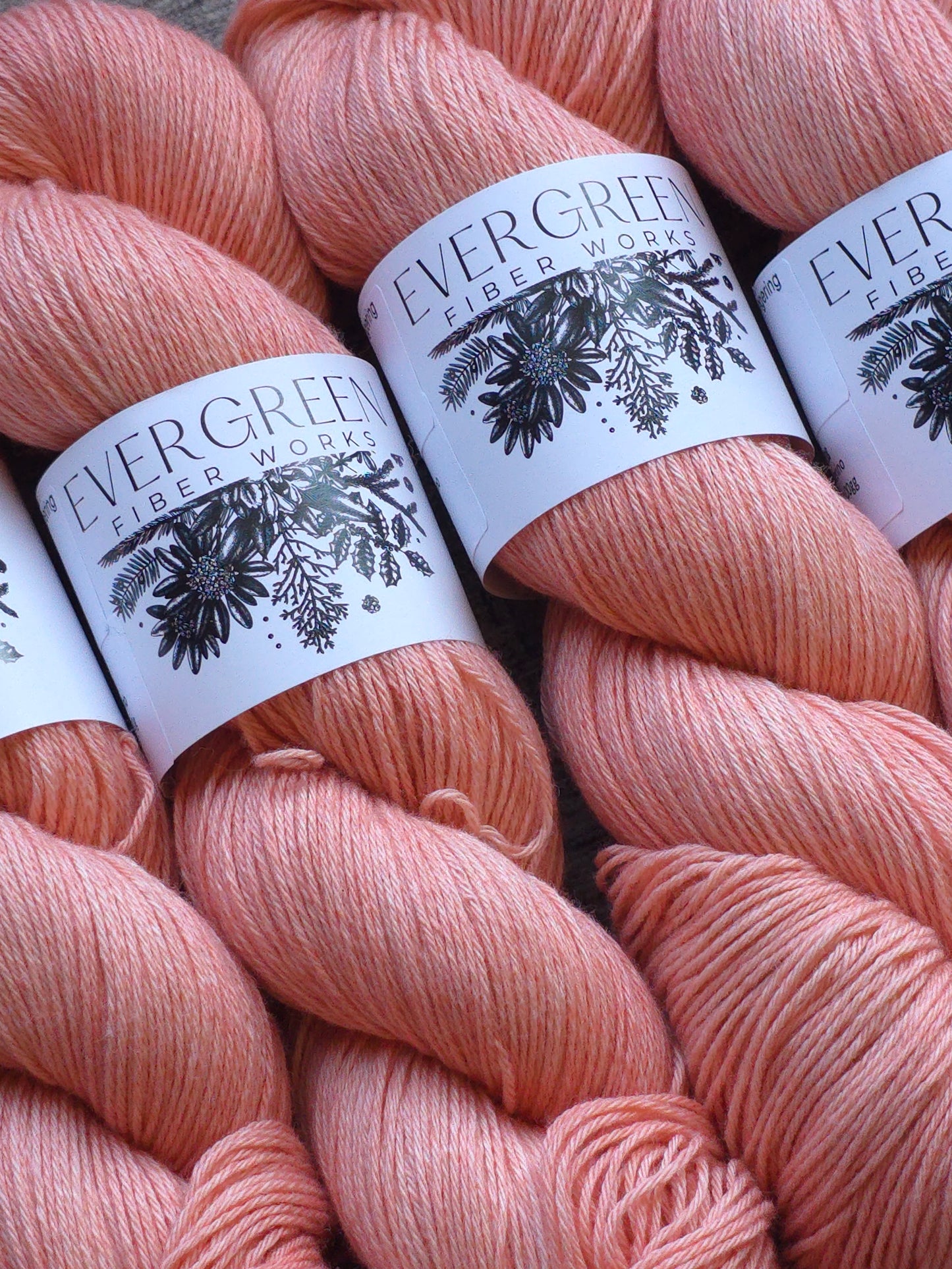Coral - 50/50 Cotton/Merino Fingering