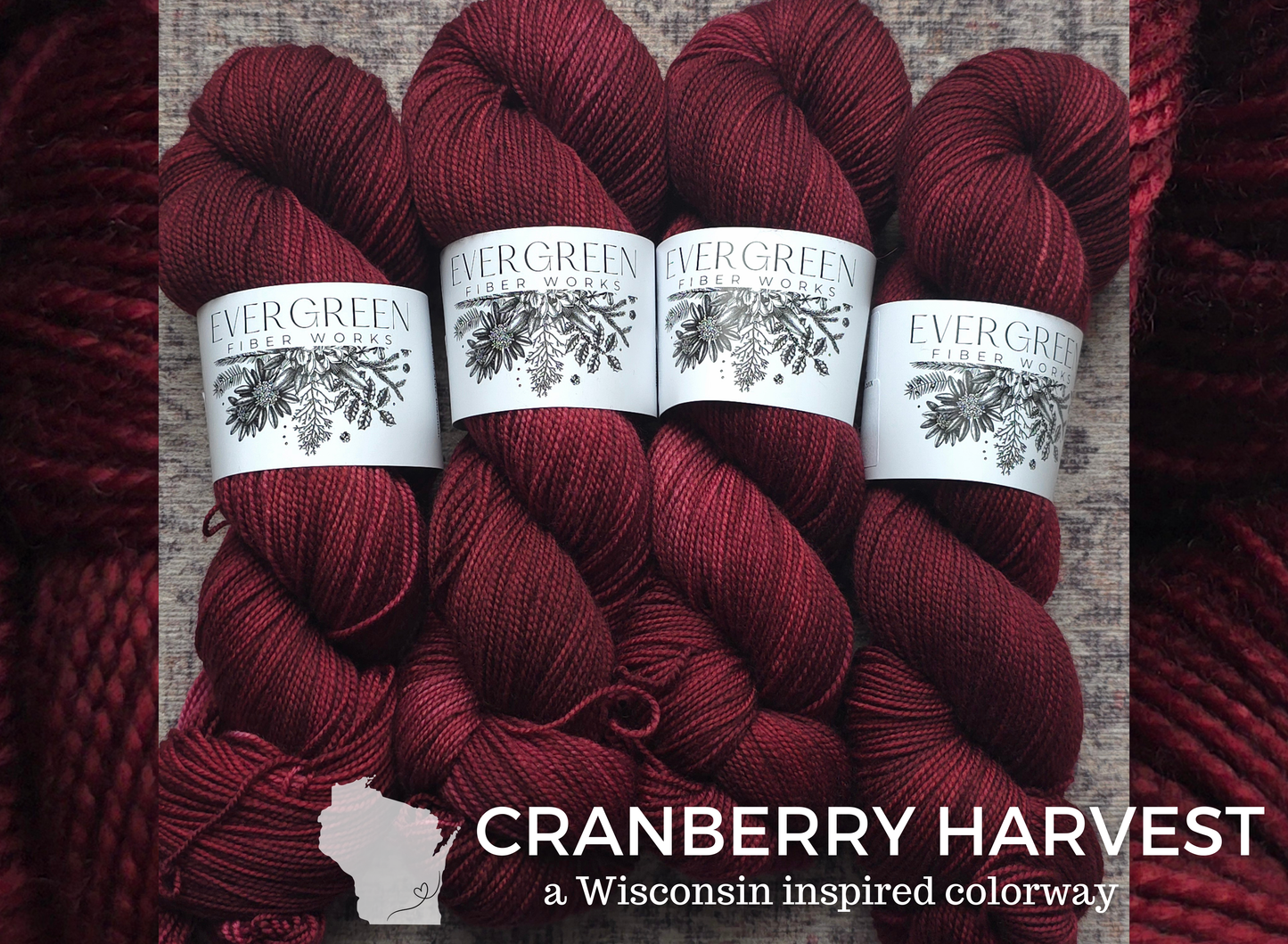 Cranberry Harvest - Dyed-To-Order