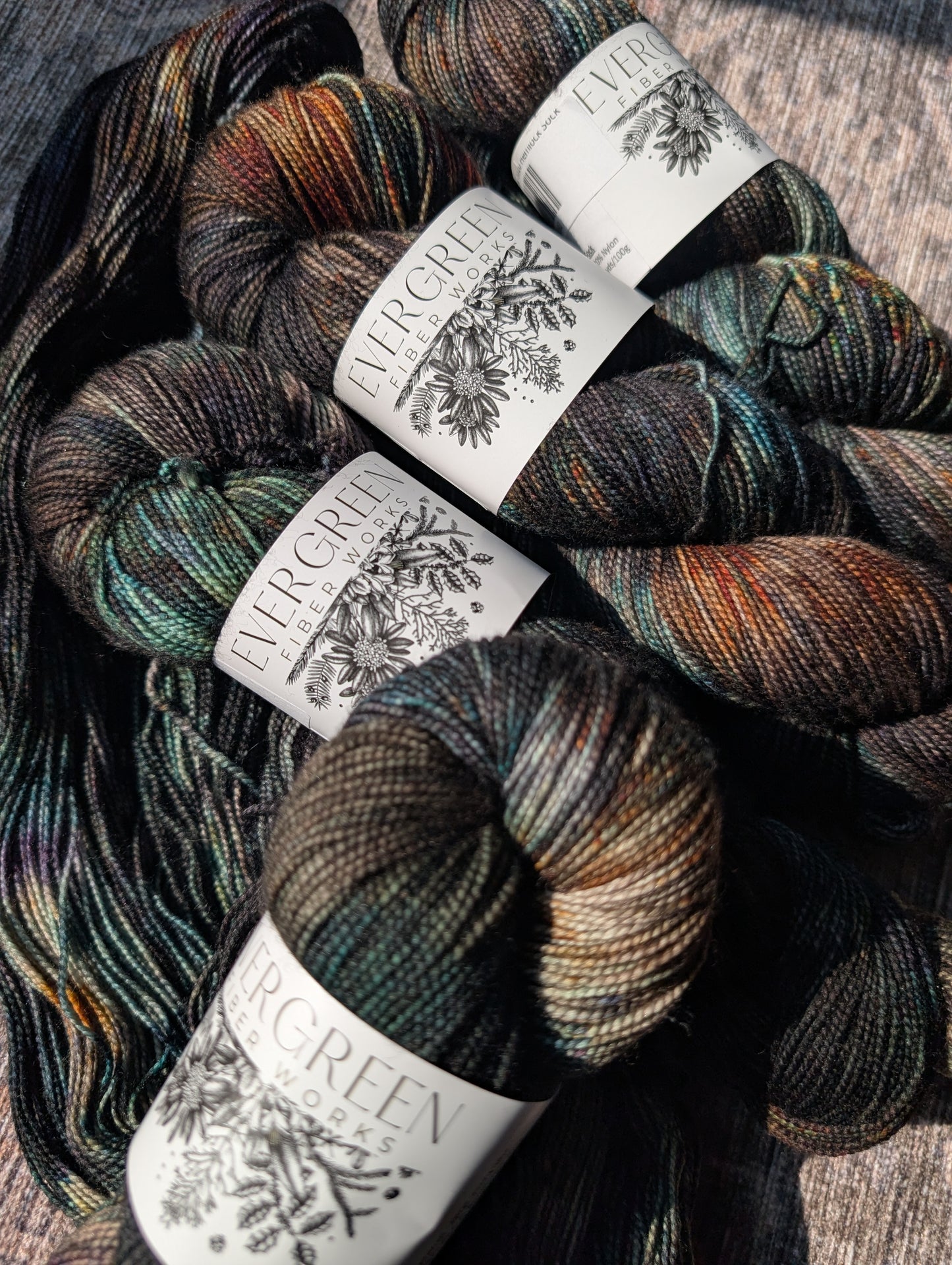 Northwoods at Dusk - 80/20 Hemlock Sock