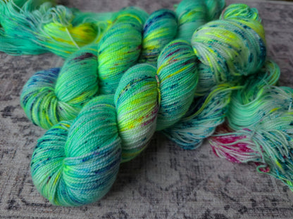 Rainbow Fish - 80/20 Hemlock Sock