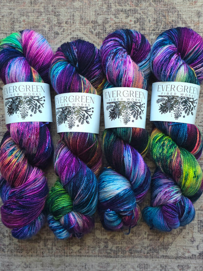 Tilt-A-Whirl- 80/20 Hemlock Sock