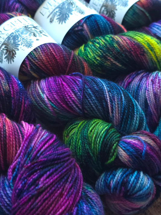 Tilt-A-Whirl- 80/20 Hemlock Sock