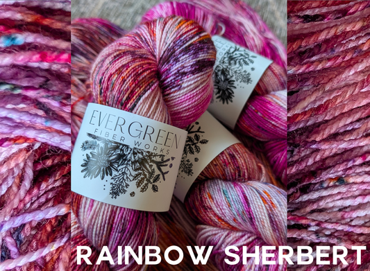 Rainbow Sherbert - Dyed-To-Order