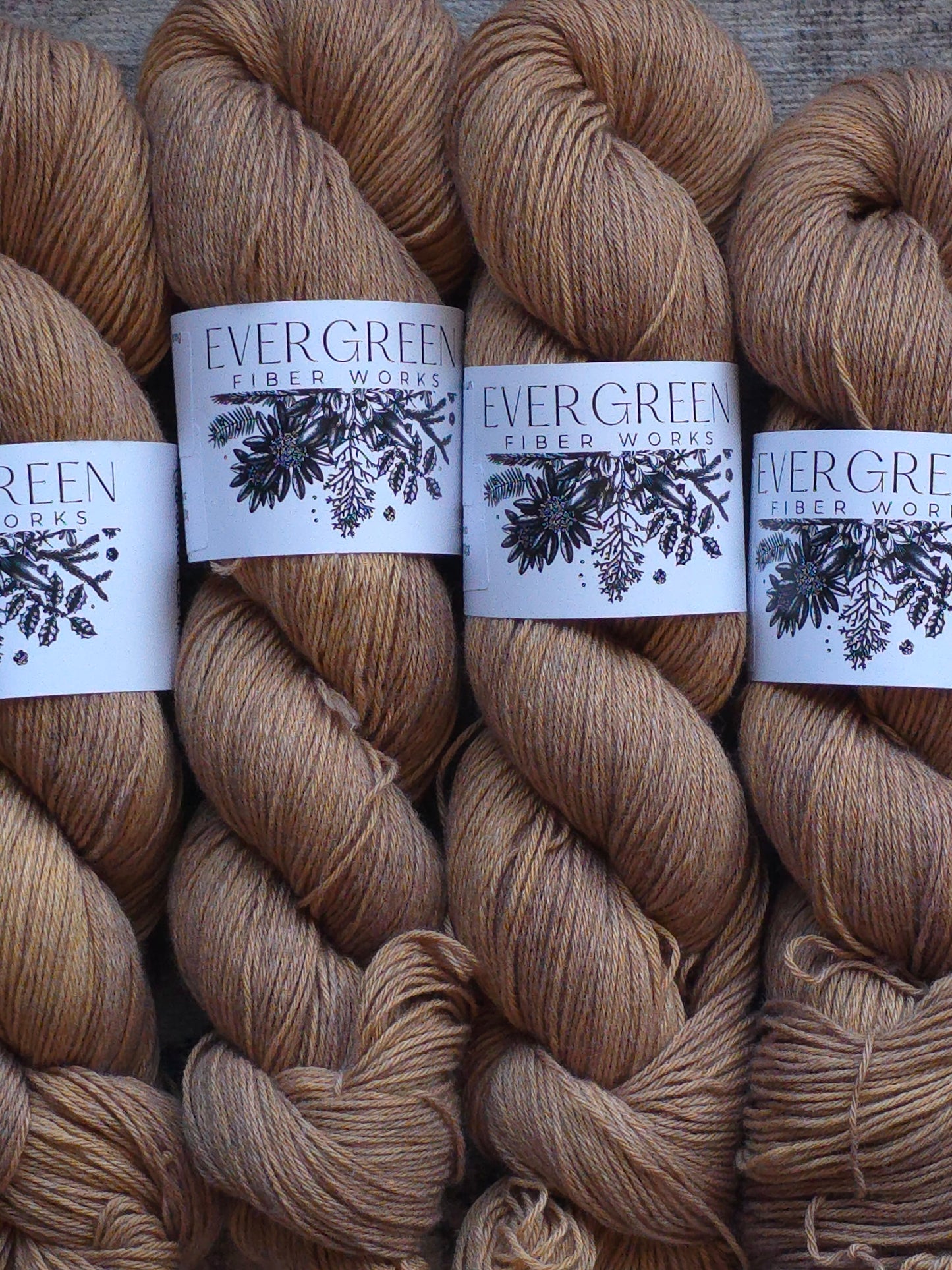Caramel Latte - 50/50 Cotton/Merino Fingering