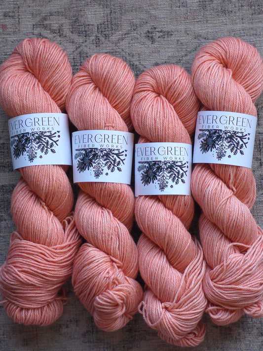 Coral - 50/50 Cotton/Merino DK