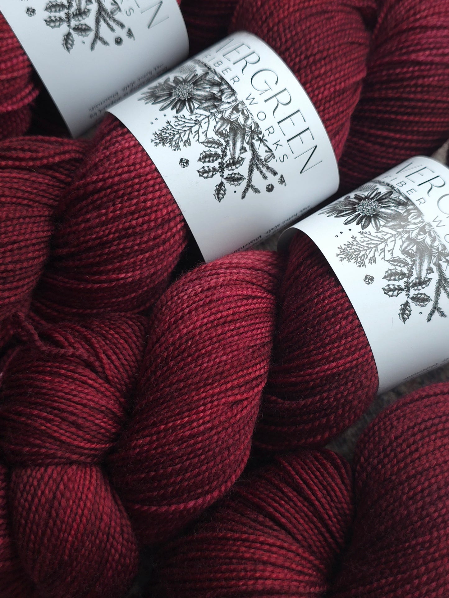 Cranberry Harvest - 80/20 Hemlock Sock