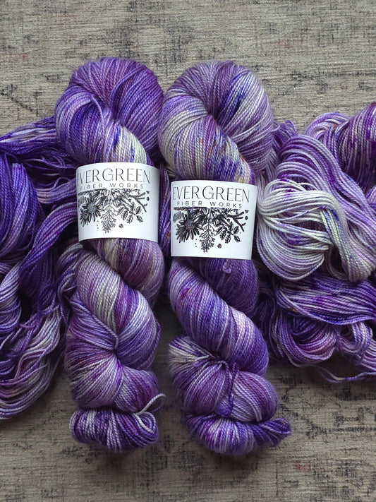 Wood Violet - 80/20 Hemlock Sock
