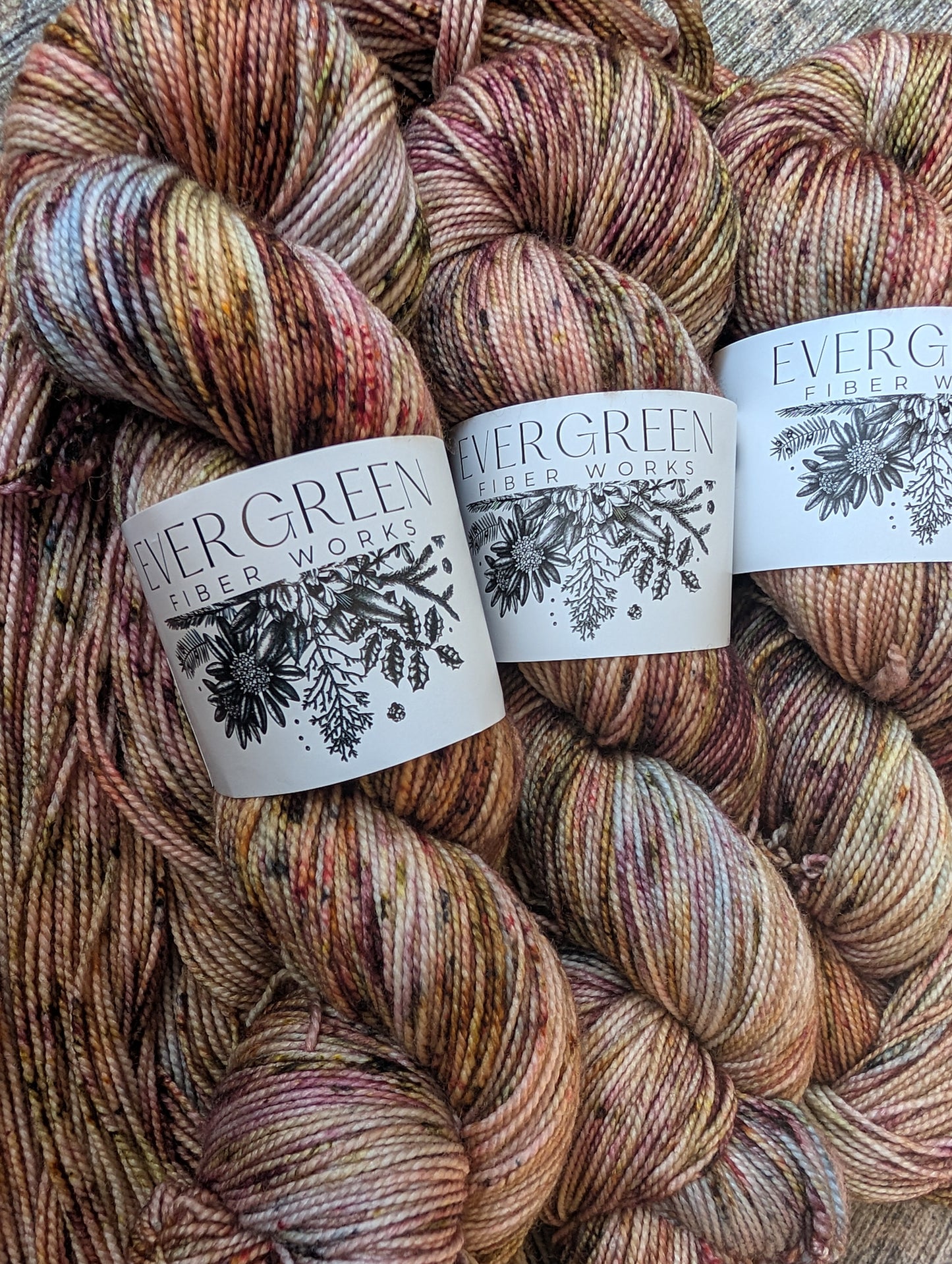 Pressed Flowers - 80/20 Hemlock Sock