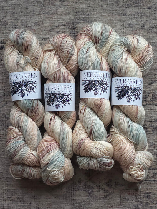 Ghost Pipe - 50/50 Cotton/Merino Fingering