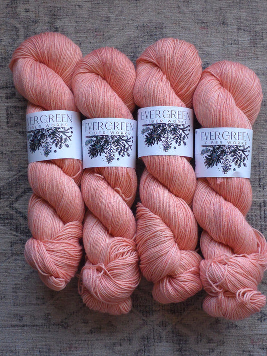 Coral - 50/50 Cotton/Merino Fingering
