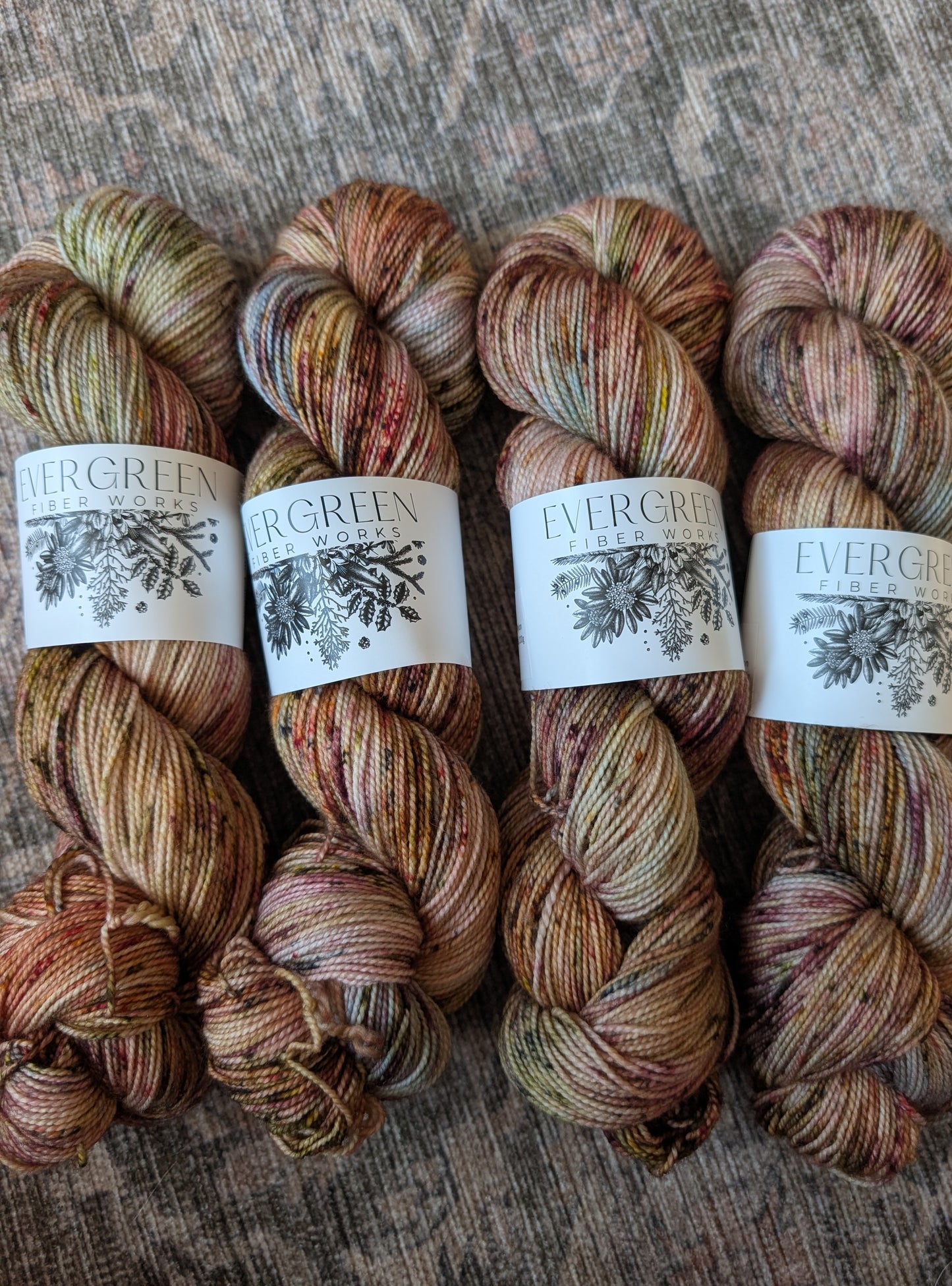 Pressed Flowers - 80/20 Hemlock Sock